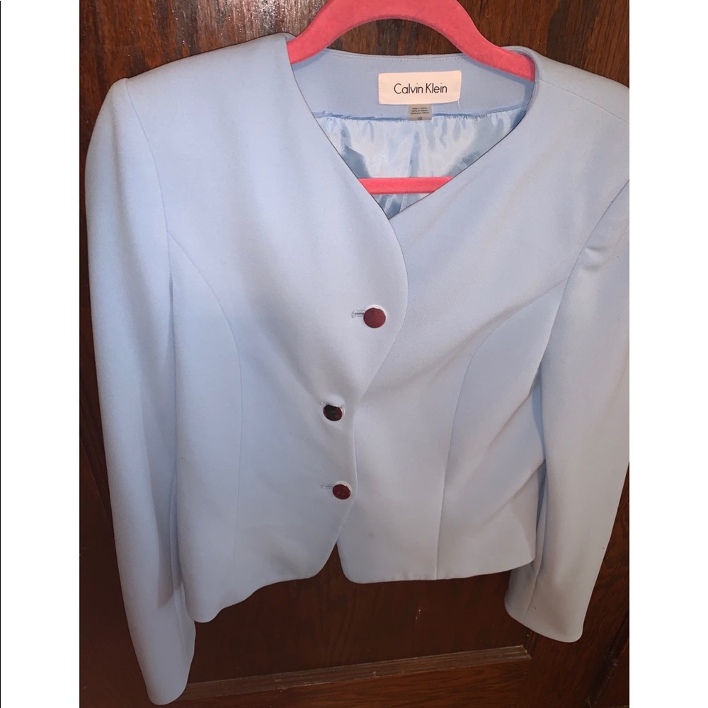 Calvin Klein shoulder pads blazer